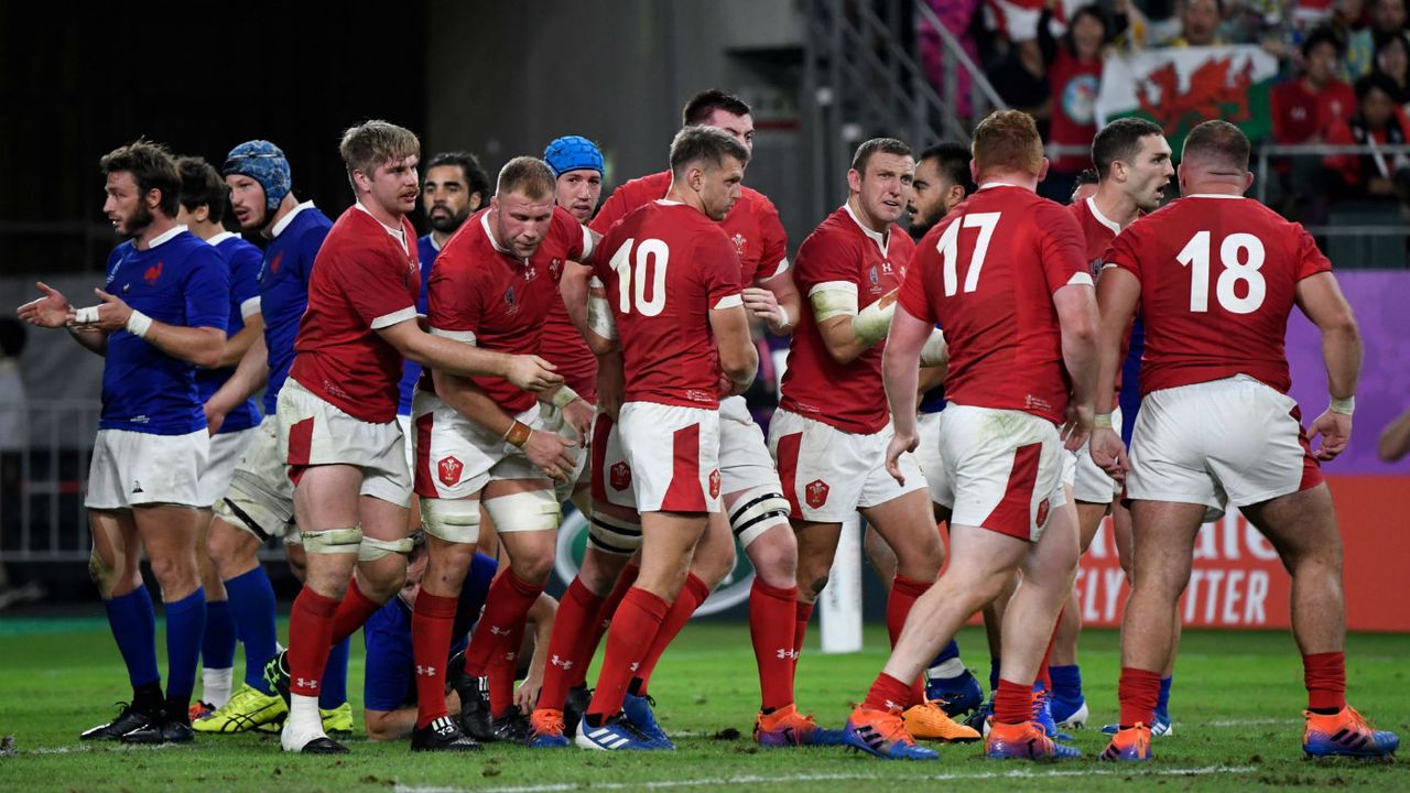 Ross Moriarty scored the match-winning try for Wales against France in the Rugby World Cup quarter-final