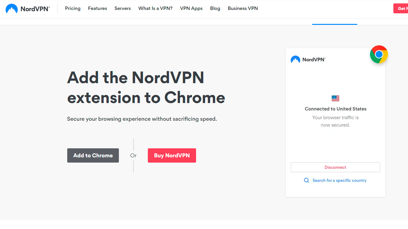 nordvpn google extension