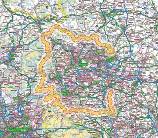 Tour de Yorkshire Stage three route map