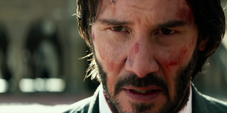 John Wick Keanu Reeves Bloodied Face