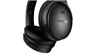 Bose QuietComfort Headphones in Black on a white background