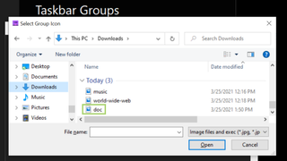 How to group apps on your Windows 10 Taskbar