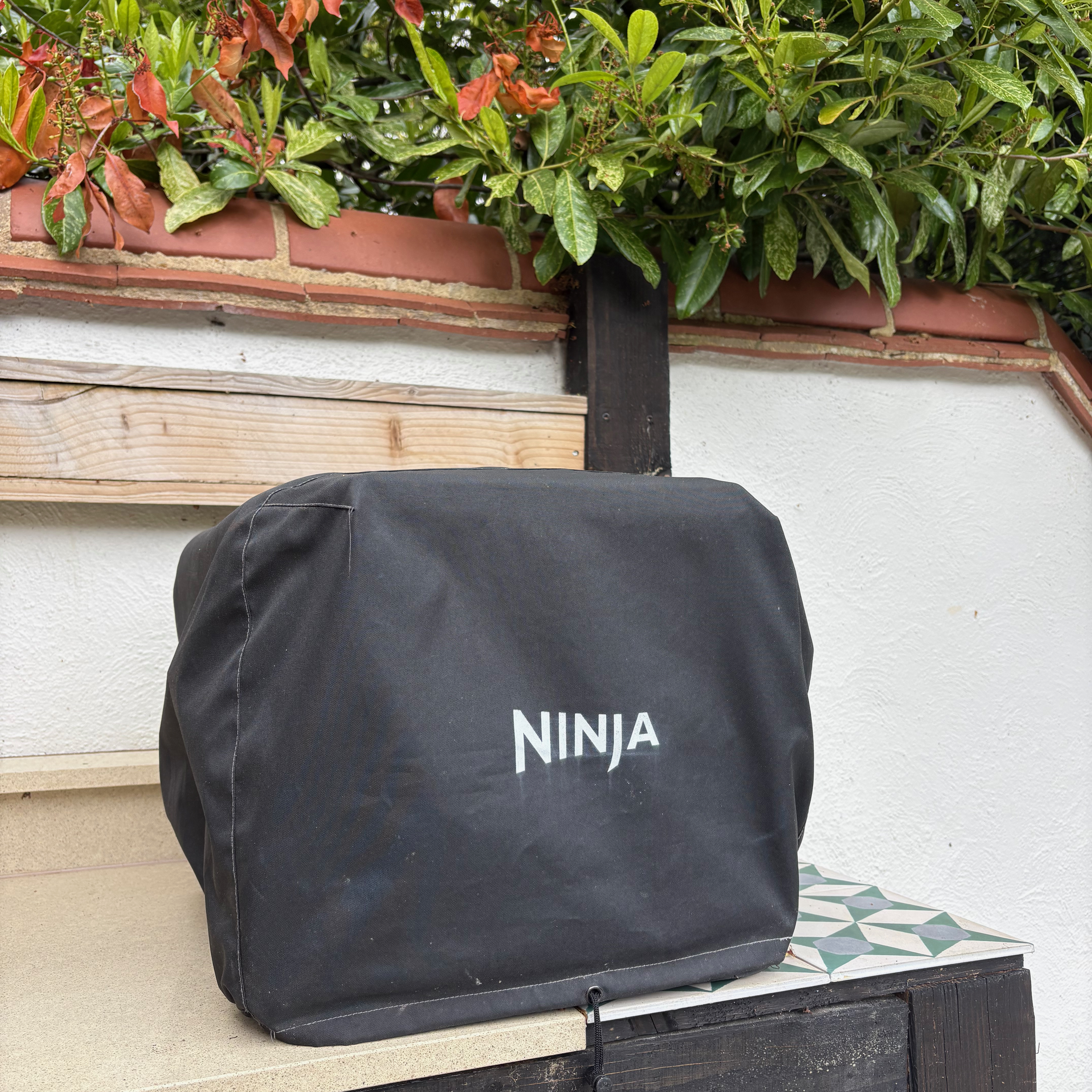 Ninja Woodfire Oven with cover on