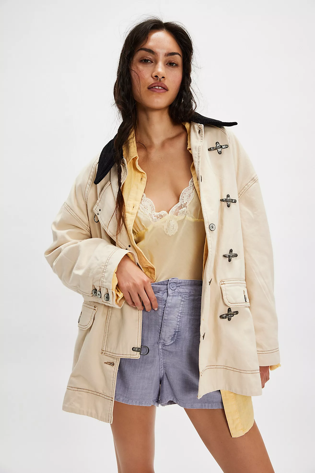 We the Free Denim Barn Coat