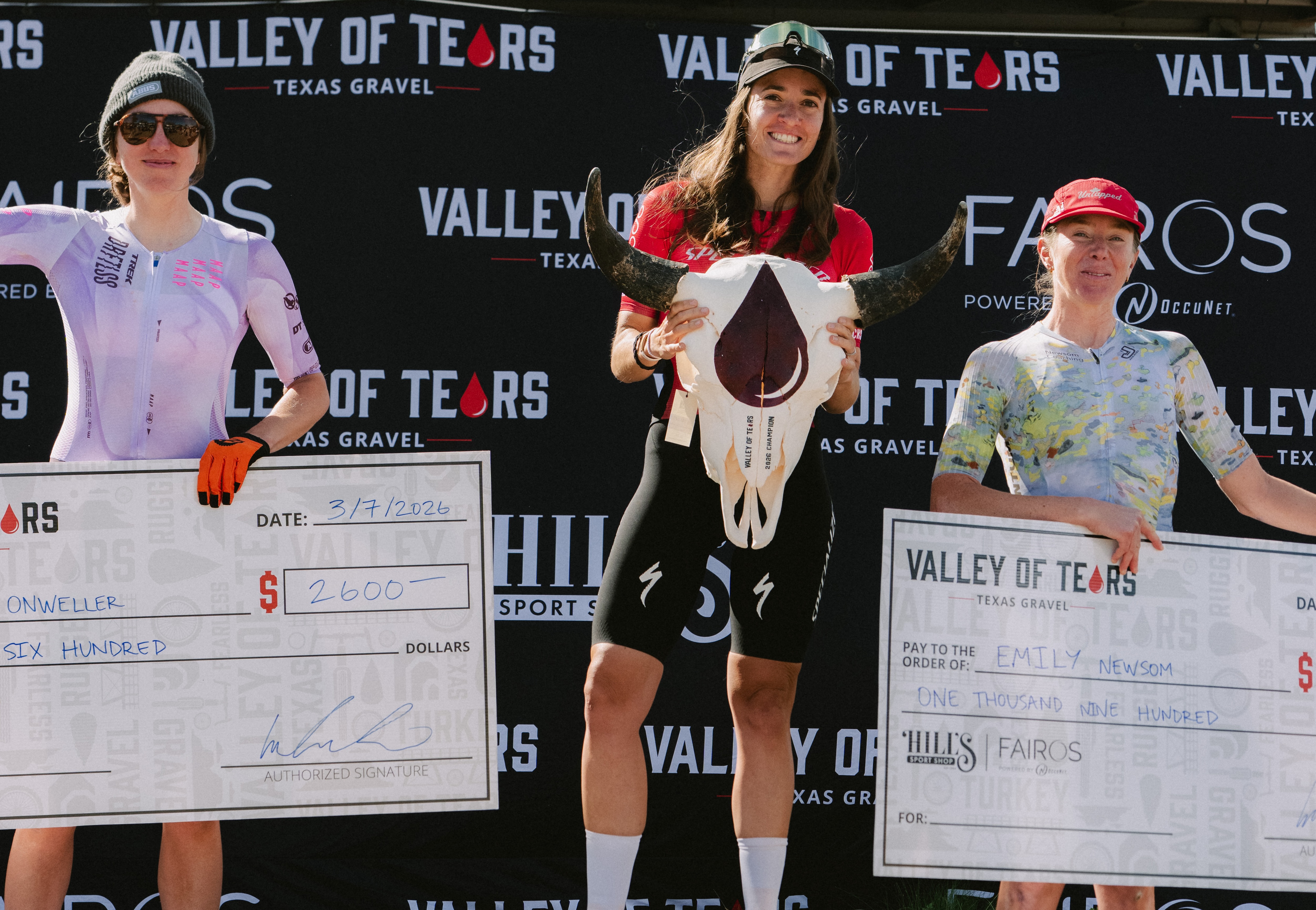 Top 3 women at 2026 Valley of Tears