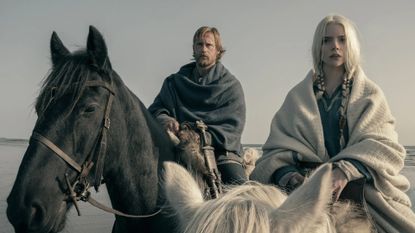 Alexander Skarsgard and Anya-Taylor Joy in The Northman