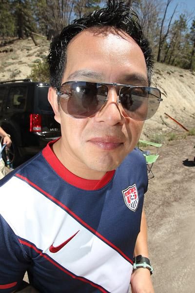 El Salvadorian fan Douglas Amaya.