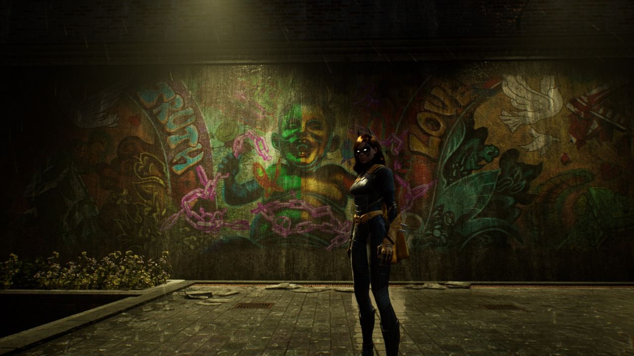 Gotham Knights graffiti - Born This Way mural
