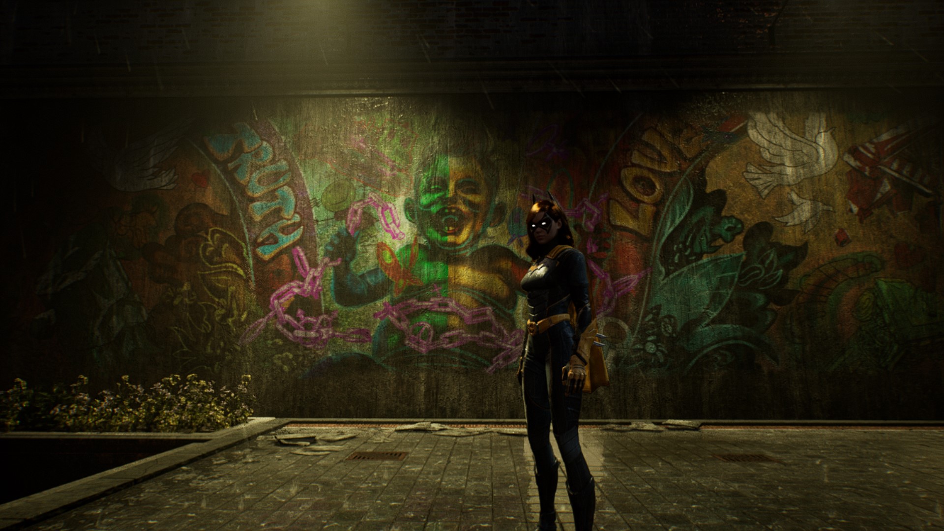 Gotham Knights graffiti - Born This Way mural