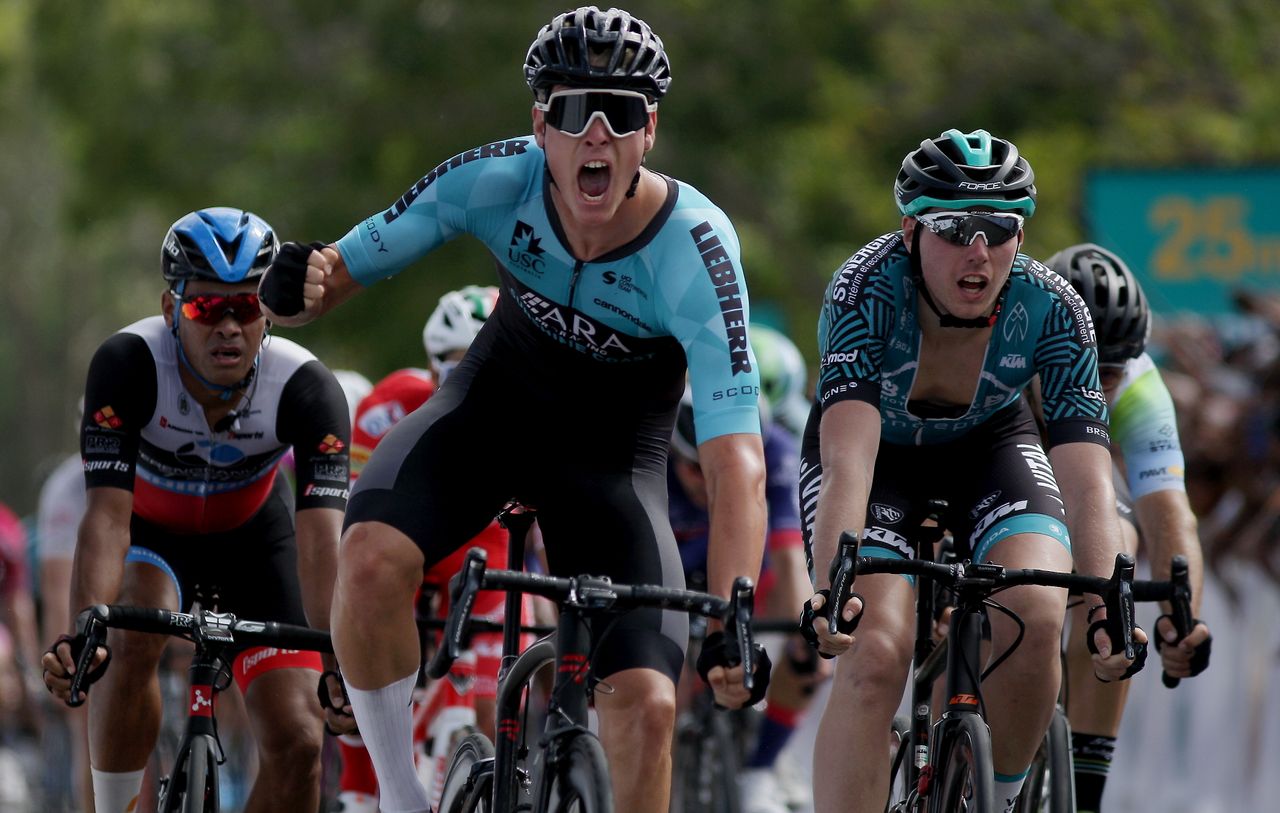 Taj Jones won stage 2 at the 2020 Le Tour de Langkawi