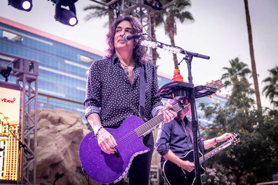Paul Stanley onstage in Las Vegas