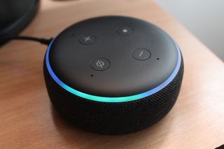 An Activated Amazon Echo Dot