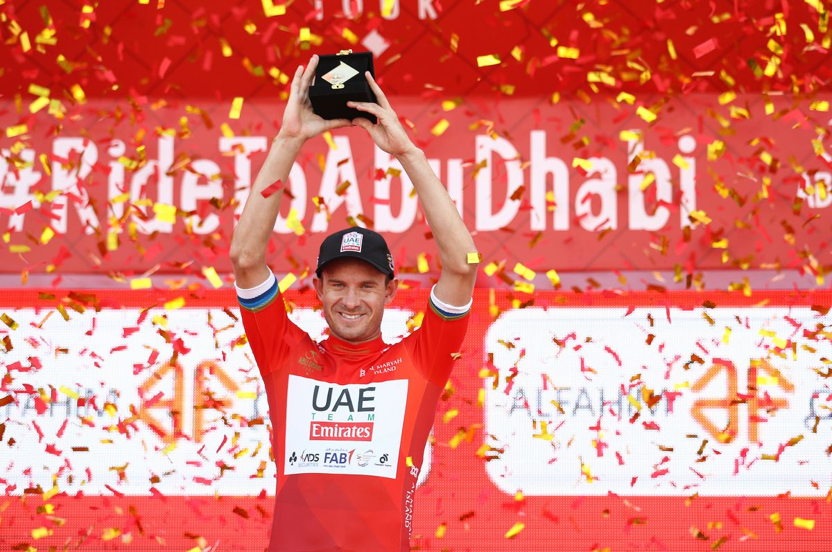 Alex Kristoff (UAE Team Emirates) in the race leader's jersey
