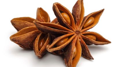 Two star anise pods