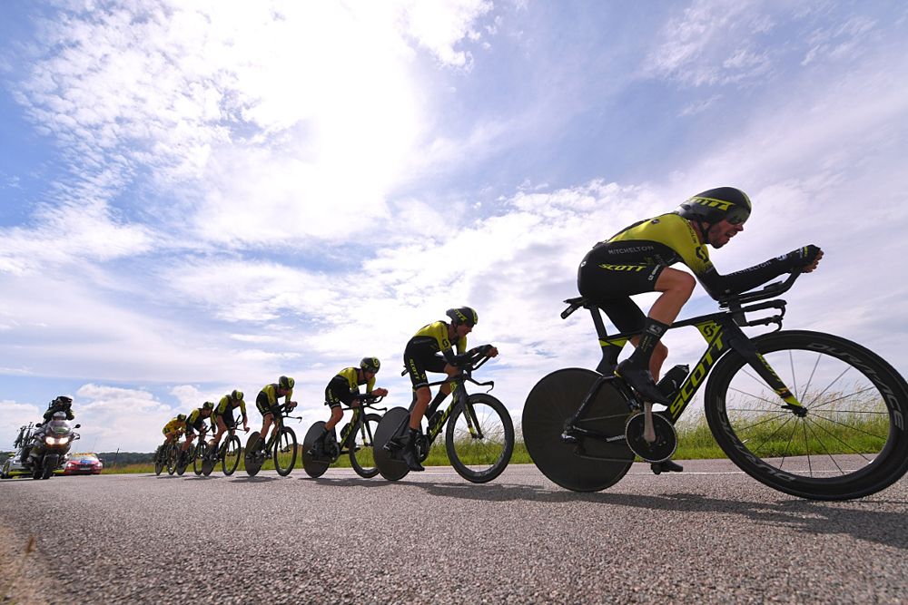 Mitchelton-Scott at Criterium du Dauphine stage 3 team time trial
