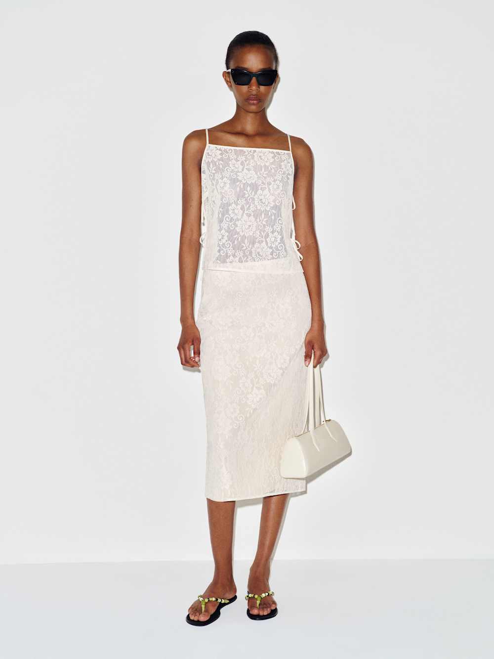 Helen Low Waist Midi Skirt