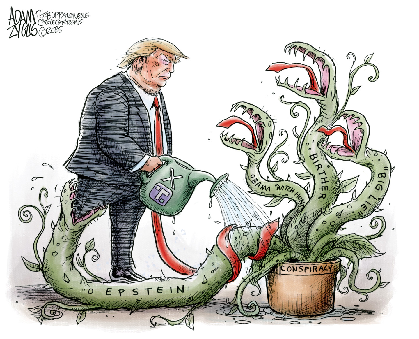 Political cartoon