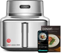 Cosori Iconic Stainless Steel 6.5 Qt Smart Air Fryer