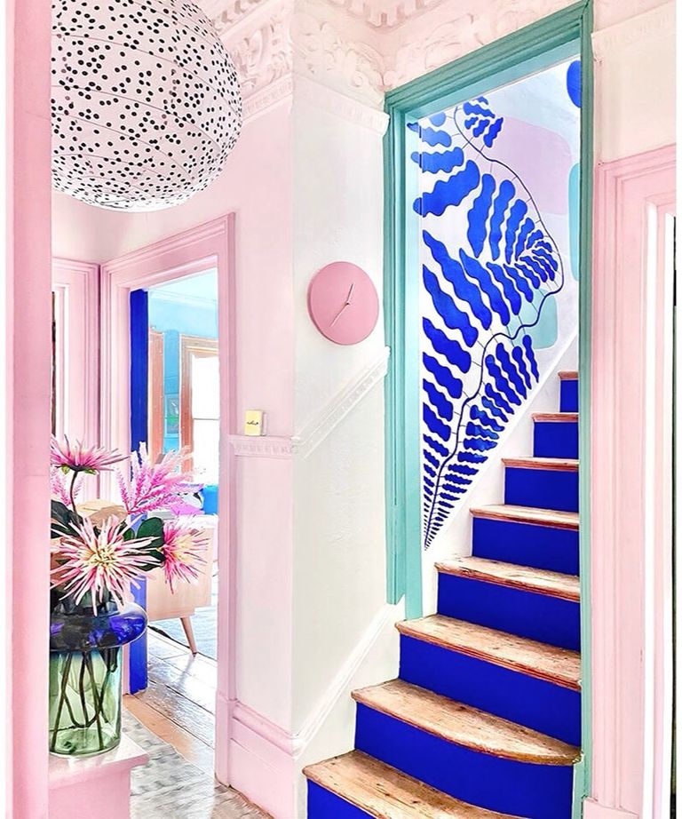 Staircase paint ideas – 17 colorful designs to upgrade your stairs ...