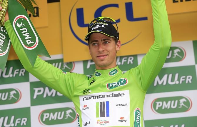 Peter Sagan (Cannondale) had a scare in the last 20km but rebounded to 4th on the stage