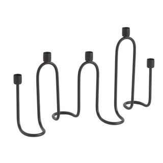 Wavy Metal Candelabra