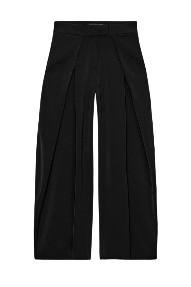 Zara, ZW Collection Wide-Leg Pants