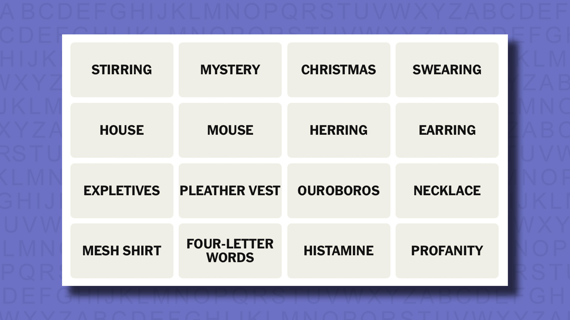 NYT Connections hints for game 814 on a purple background