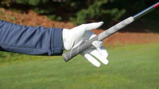 Weak golf grip drill
