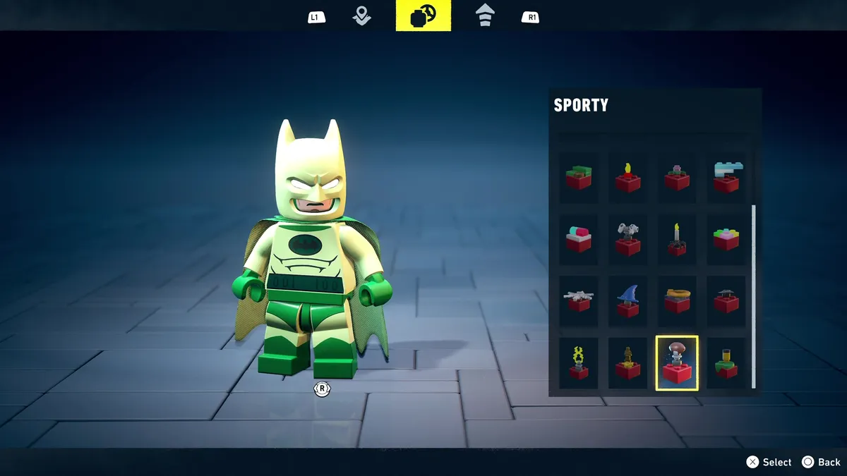  Legacy of the Dark Knight Red Brick outfit