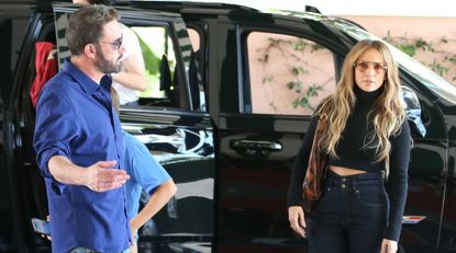 Ben Affleck and Jennifer Lopez are seen on September 14, 2024 in Los Angeles, California.