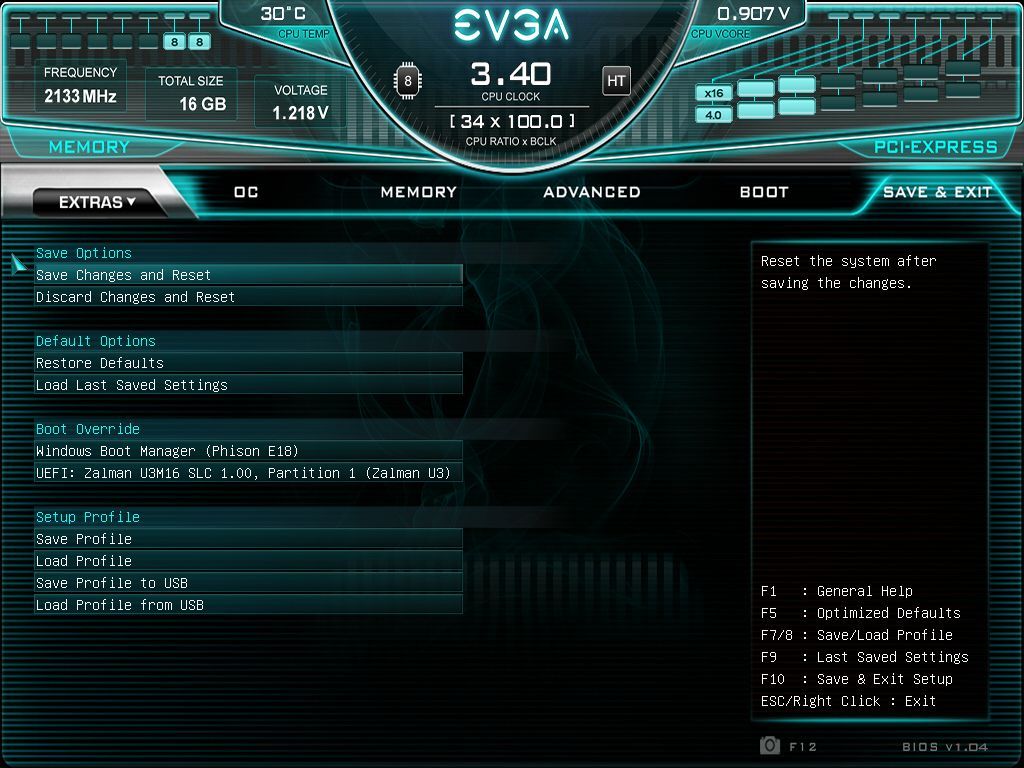 EVGA Z590 Dark - BIOS