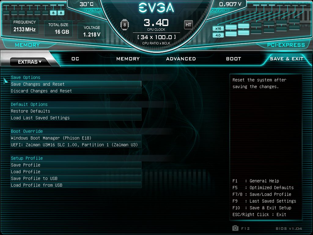 EVGA Z590 Dark - BIOS