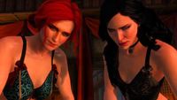 The Witcher 3 Triss and Yennefer