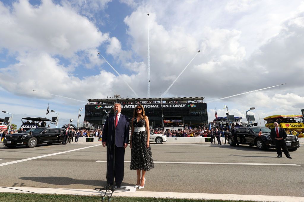 Trump at Daytona in 2020