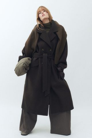 Tie-Belt Coat