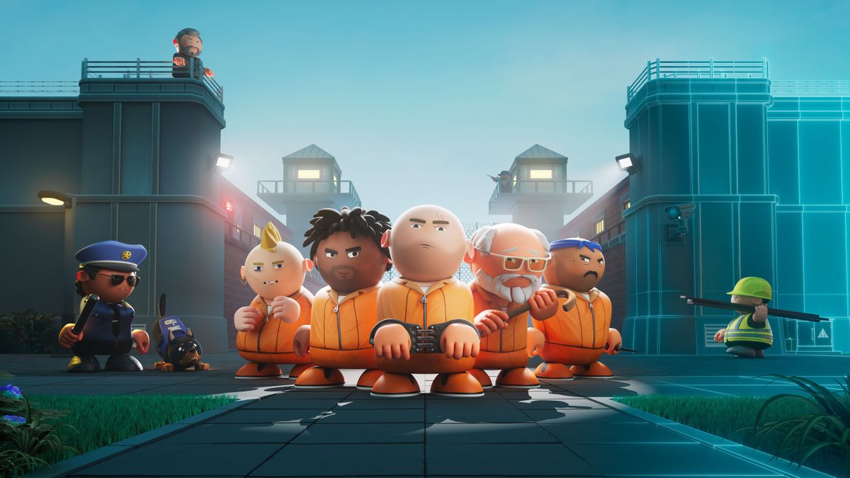 Prison Architect 2 key art reveals the prison management simulator is going 3D for its March 2024 release.