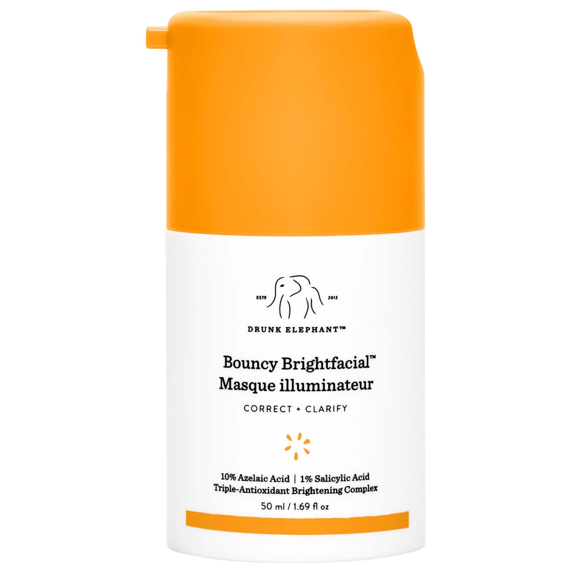 Bouncy Brightfacial Brightening Mask With 10% Azelaic Acid + 1% Salicylic Acid