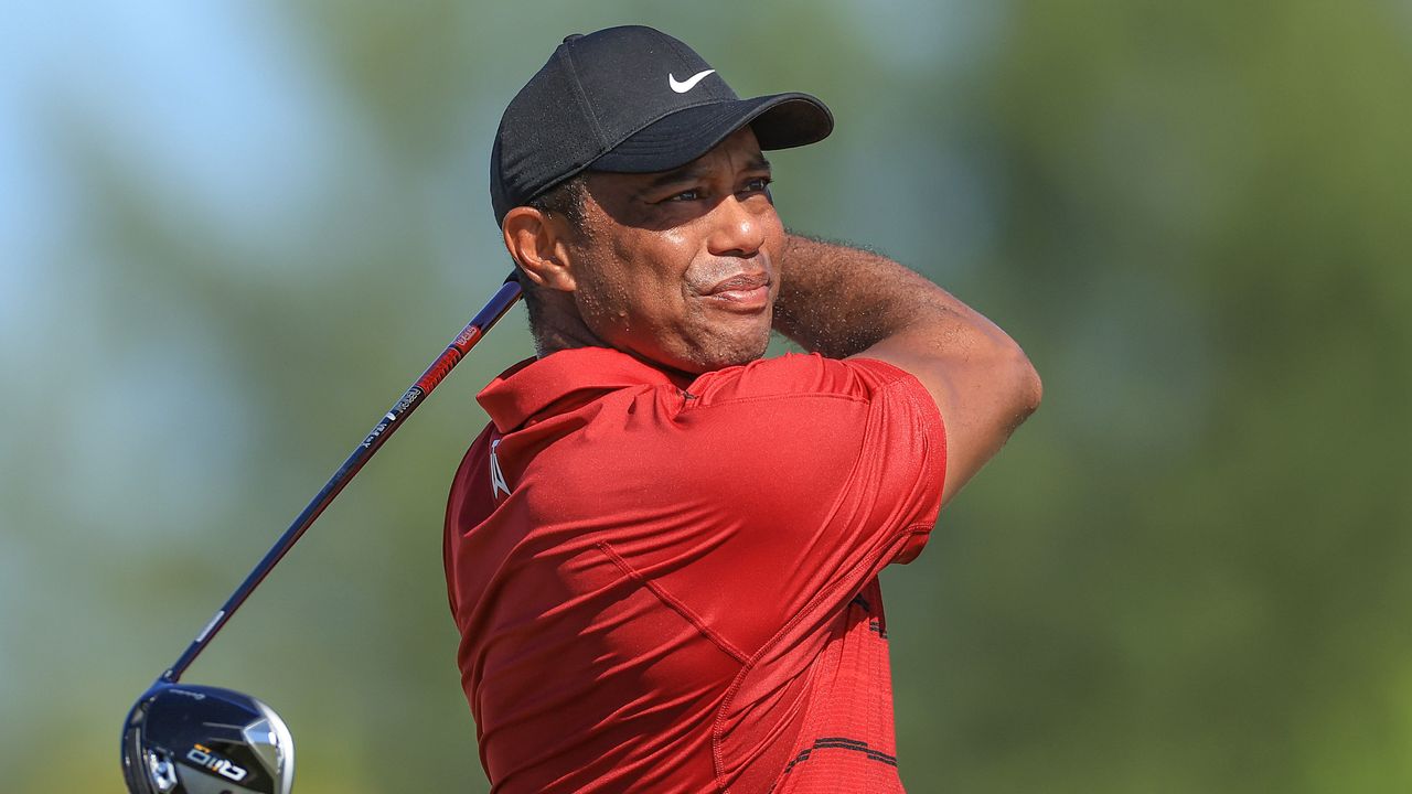 Tiger Woods at the Hero World Challenge