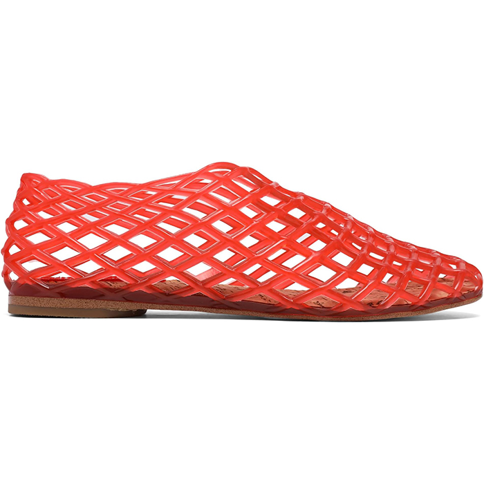 VorisVina, Vorisvina Jelly Mesh Ballet Flats for Women Adult Clear Hollow Jelly Sandals Beach Ballerina Jellies Shoes