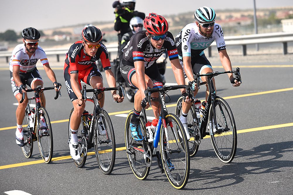 Silvan Dillier, Koen De Kort, Marcin Bialoblocki and Francesco Mancebo
