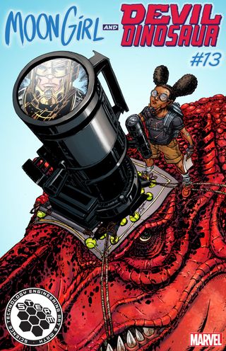 Moon Girl and Devil Dinosaur comic book cover