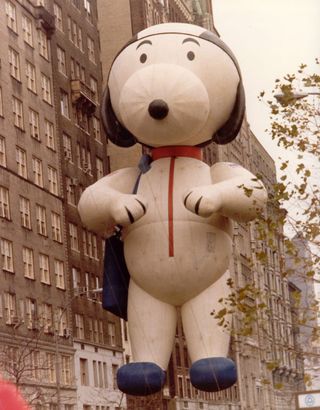 Snoopy’s first stint as an astronaut in the Macy's Thanksgiving Day Parade was in 1969, the same year as the moon landing.