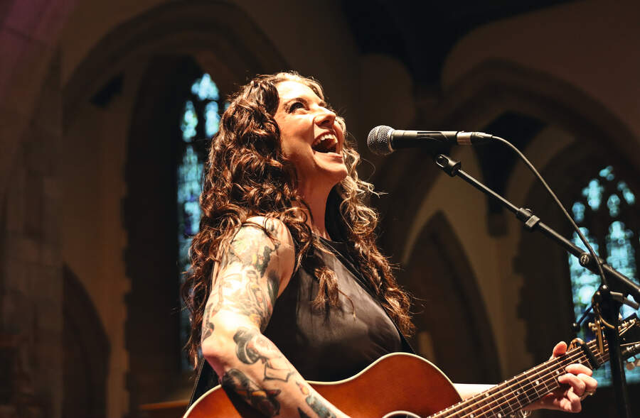 Ashley McBryde onstage