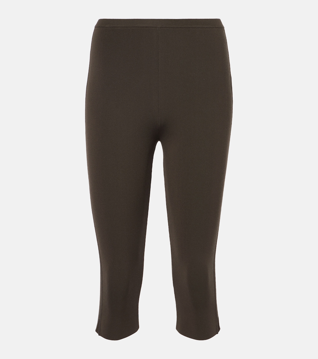 Jersey Capri Pants in Brown - Toteme