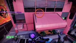 Destiny 2 Lightfall Neomuna region chest on building roof in Zephyr Concourse