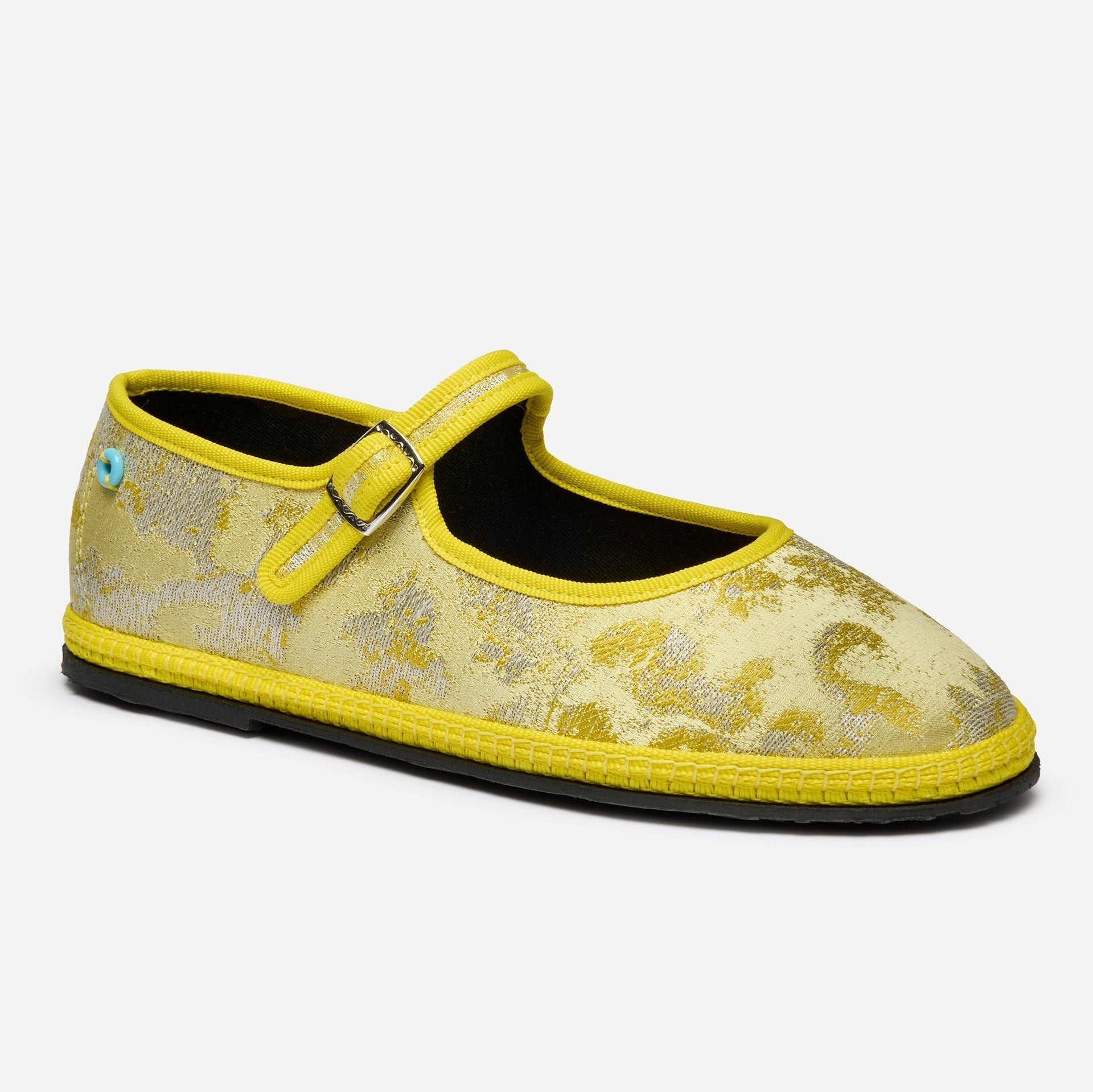 Mary Jane Rubelli Silk - Limone / 35