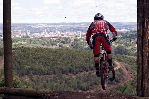 Travis Browning launches himself in Pietermartizburg