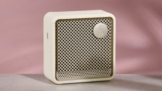 Edifier ES20 on table against pink background