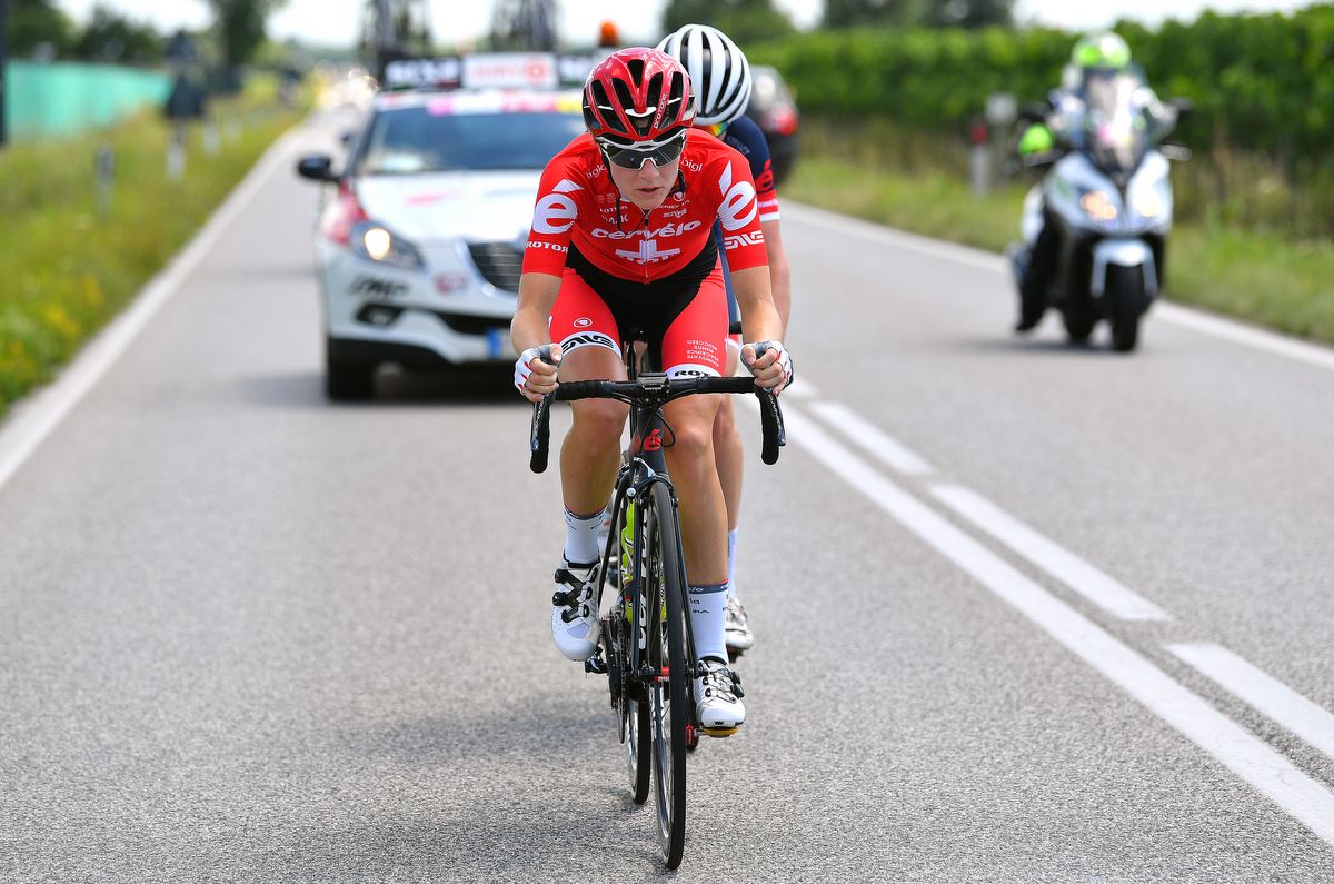 New Swiss champion Nicole Hanselmann (Cervelo-Bigla)