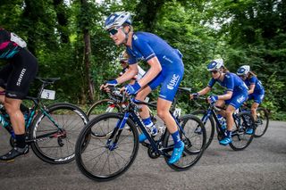 Taylor Wiles (UnitedHealthcare) helps her team with the chase